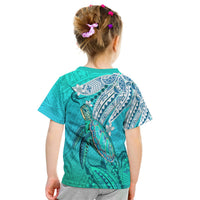 (Custom Personalised) Hawaiian Islands T Shirt Kid Turtle Mix Hawaii Polynesian LT13 - Polynesian Pride