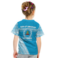 Lavengamalie College Tonga T Shirt KID Happy 42nd Anniversary LT13 - Polynesian Pride