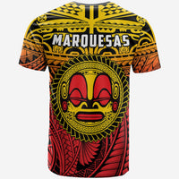 Marquesas Islands T Shirt Mata Tiki Polynesian Pattern LT13 - Polynesian Pride
