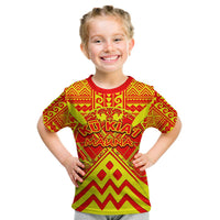 (Custom Personalised)Hawaii Mauna Kea T Shirt Kid LT6 Youth XL Size14 - Polynesian Pride