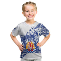 Custom Gambier Islands T Shirt Polynesian Pattern French Polynesia LT13 Unisex White - Polynesian Pride