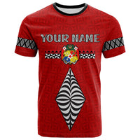 Custom Tonga Polynesian Couple T Shirt Ngatu Valentine Tongan KING and QUEEN LT13 - Polynesian Pride
