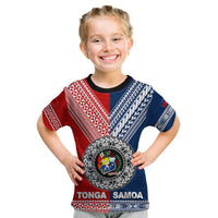 Tonga And Samoa TokoUso Polynesian T Shirt KID LT6 Youth XL Size14 - Polynesian Pride