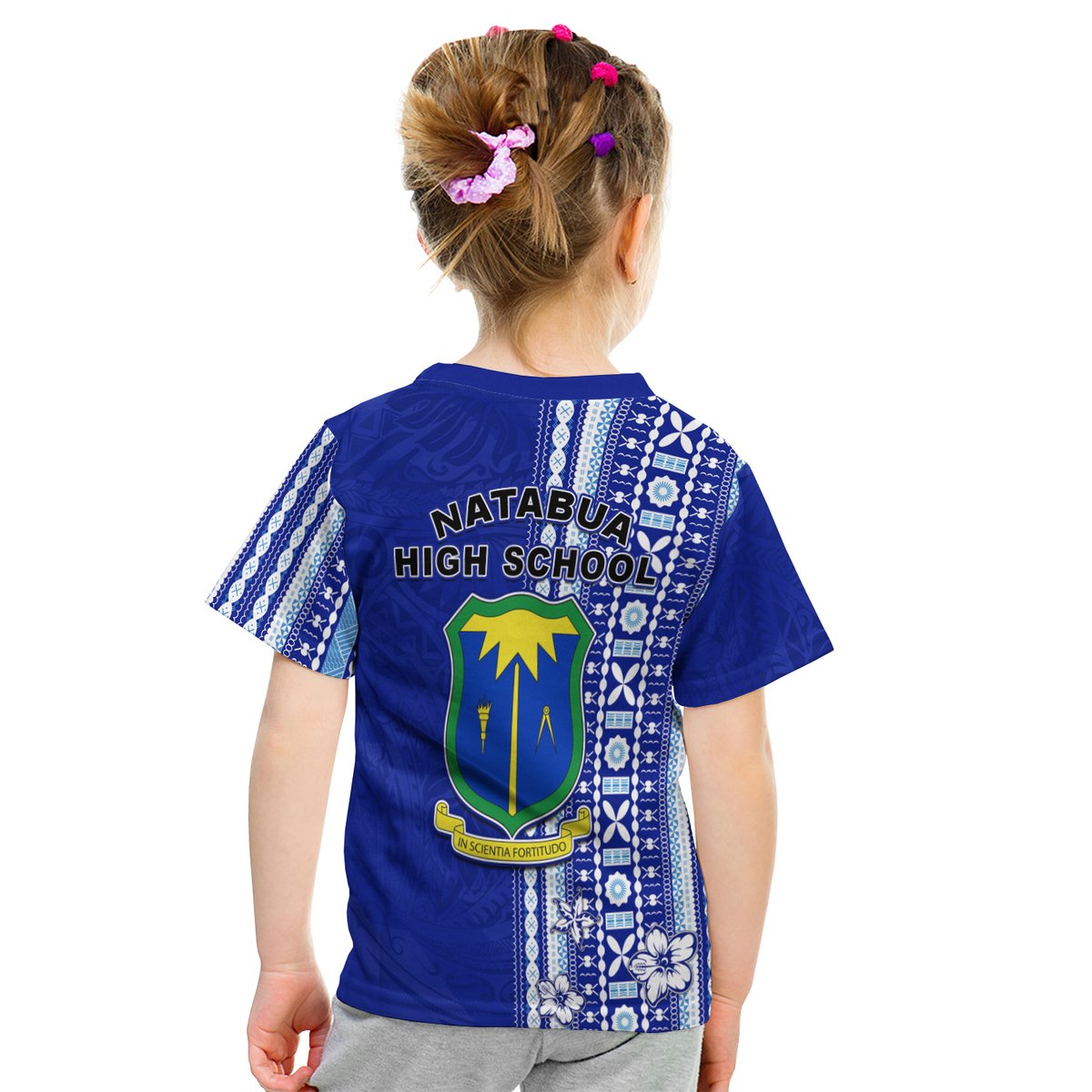 Natabua High School Polynesian T Shirt Kid Lautoka Fiji LT13 - Polynesian Pride