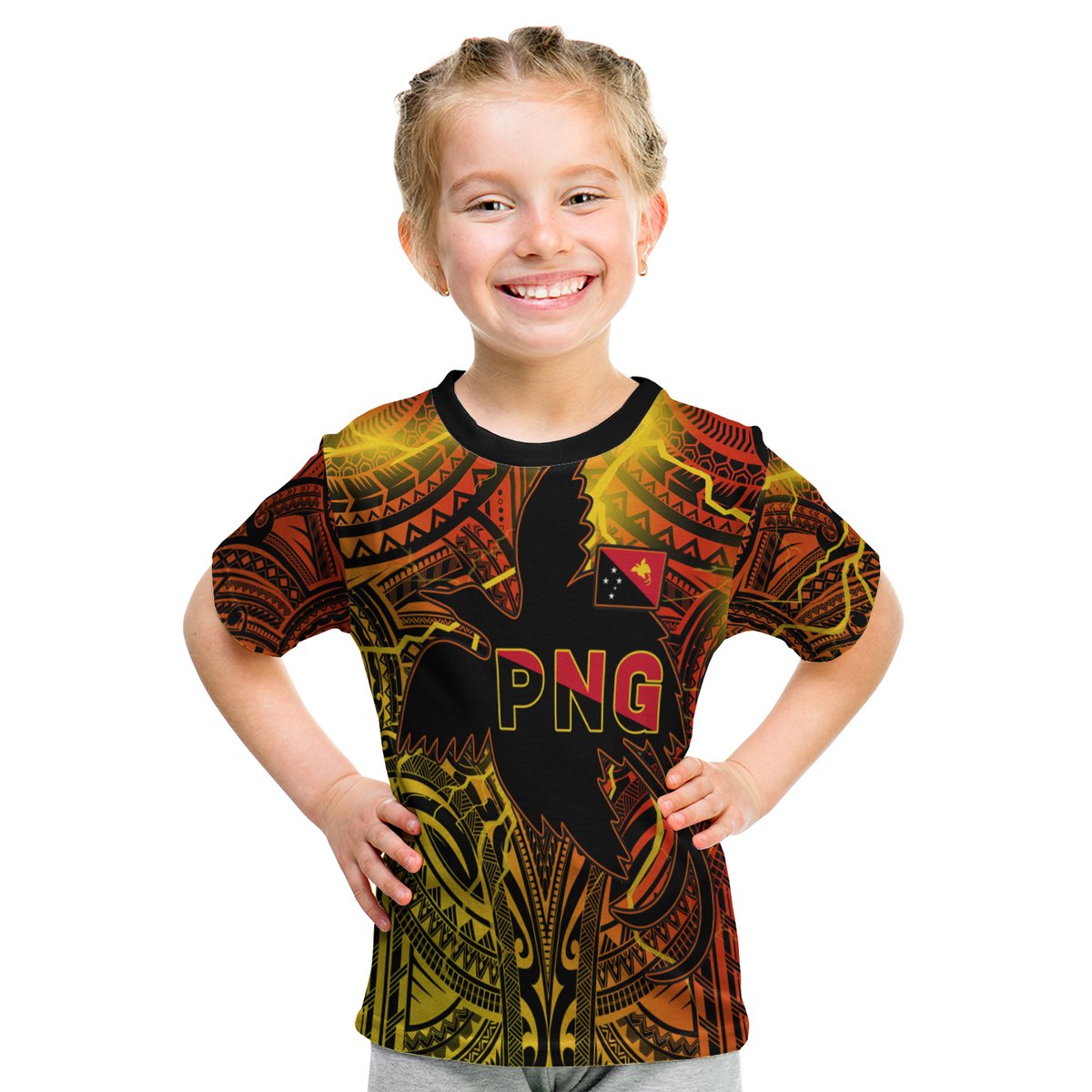 Papua New Guinea T Shirt Kid Stalwart Polynesian Special LT13 Youth XL Size14 - Polynesian Pride