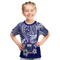 Samoa Polynesian T Shirt Kid Samoan Loved Turtles LT13 Youth XL Size14 - Polynesian Pride