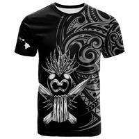 Hawaii Ikaika Warrior T Shirt LT2 BLACK - Polynesian Pride