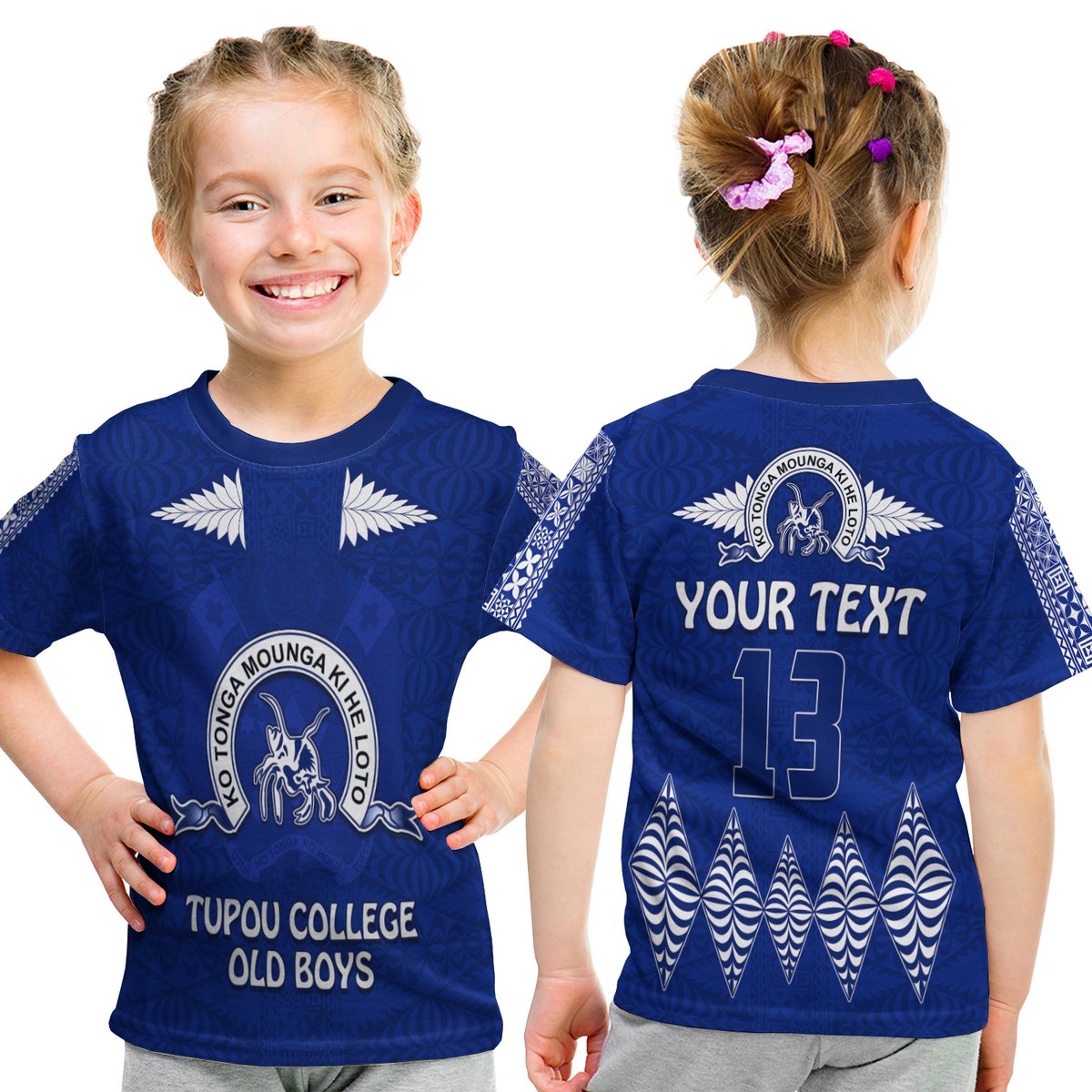 (Custom Personalised) Tupou College T Shirt Kid Always Proud Of Old Boys Toloa LT13 Youth XL Size14 - Polynesian Pride