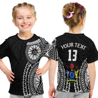 (Custom Text And Number) Cook Islands T Shirt Kid Polynesian CuLTural The Best For You LT13 Youth XL Size14 - Polynesian Pride