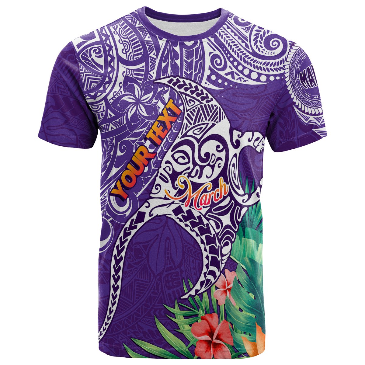 Custom Polynesian Birthday T Shirt Legends Are Born In March LT7 Unisex Purple - Polynesian Pride