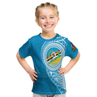 (Custom Personalised) Vanuatu Torba Province Kid T Shirt Torba Emblem LT7 Youth XL Size14 - Polynesian Pride