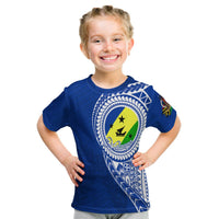(Custom Personalised) Vanuatu Malampa Province Kid T Shirt Malampa Emblem LT7 Youth XL Size14 - Polynesian Pride