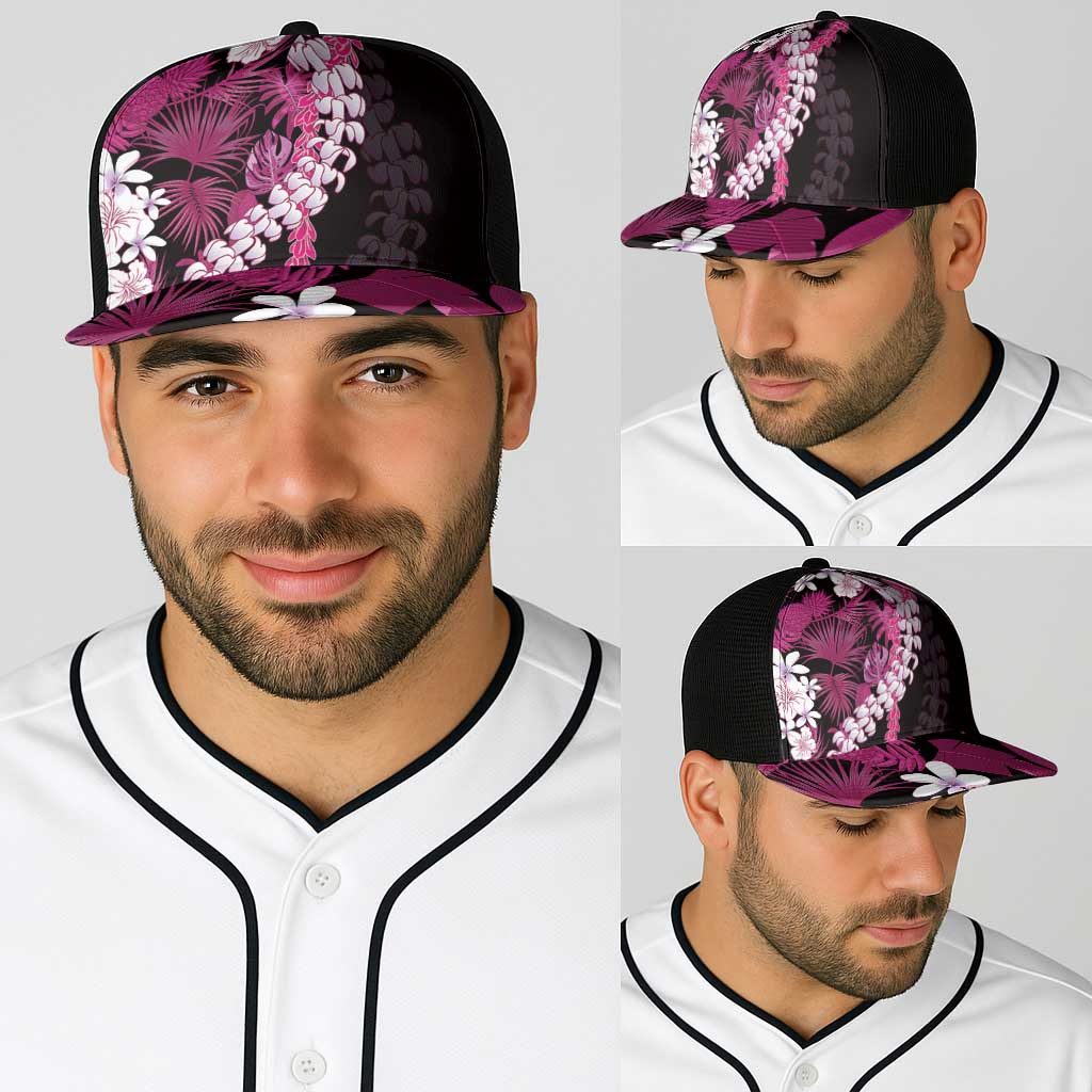 Akala Aloha Hawaii Lei Baseball Net Cap Tropical Flowers Elegant Vibe - Polynesian Pride