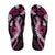 Akala Aloha Hawaii Lei Flip Flops Tropical Flowers Elegant Vibe - Polynesian Pride