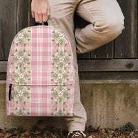 Akala Hamele Hawai'i Palaka Squares Maile Leaf Backpack Flowers Hawaiian Quilt Patterns LT9 - Polynesian Pride