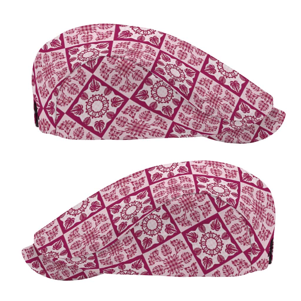 Akala Palaka Quilt Hawaii Jeff Hat Hawaiian Tropical Monstera Sea Turtle