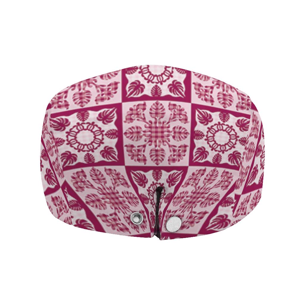 Akala Palaka Quilt Hawaii Jeff Hat Hawaiian Tropical Monstera Sea Turtle