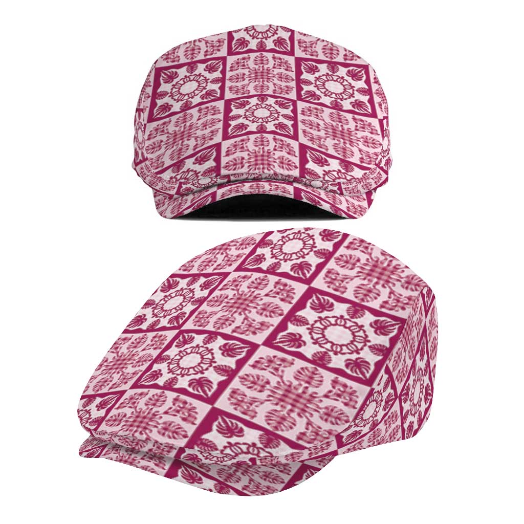 Akala Palaka Quilt Hawaii Jeff Hat Hawaiian Tropical Monstera Sea Turtle