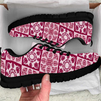Akala Palaka Quilt Hawaii Sneakers Hawaiian Tropical Monstera Sea Turtle