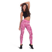 Alaka Hawaii Breadfruit Palaka Motifs Leggings LT14 - Polynesian Pride