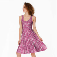 Alaka Hawaii Breadfruit Palaka Motifs Midi Dress LT14 - Polynesian Pride