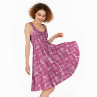 Alaka Hawaii Breadfruit Palaka Motifs Midi Dress LT14 - Polynesian Pride