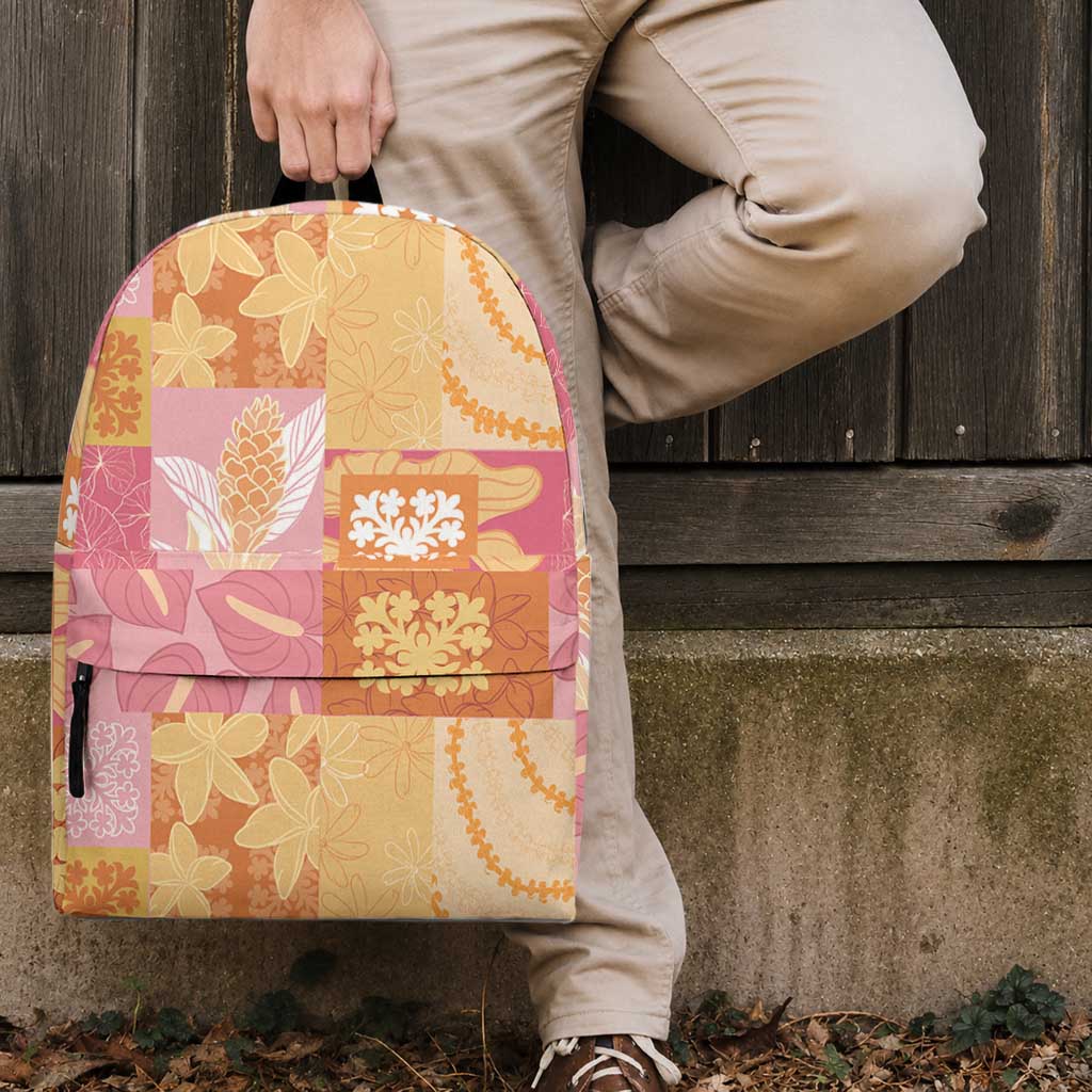 Aloha Hawaii Quilt Floral Patchwork Style Backpack LT14 - Polynesian Pride