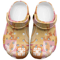 Aloha Hawaii Quilt Floral Patchwork Style Clogs Shoes LT14 Multicolor - Polynesian Pride