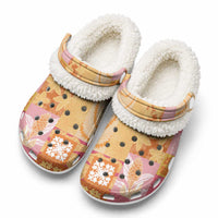Aloha Hawaii Quilt Floral Patchwork Style Fleece Clogs LT14 Multicolor - Polynesian Pride