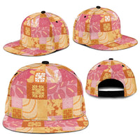 Aloha Hawaii Quilt Floral Patchwork Style Snapback Cap LT14 - Polynesian Pride