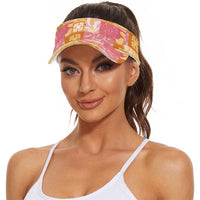 Aloha Hawaii Quilt Floral Patchwork Style Sun Visor Cap LT14 - Polynesian Pride