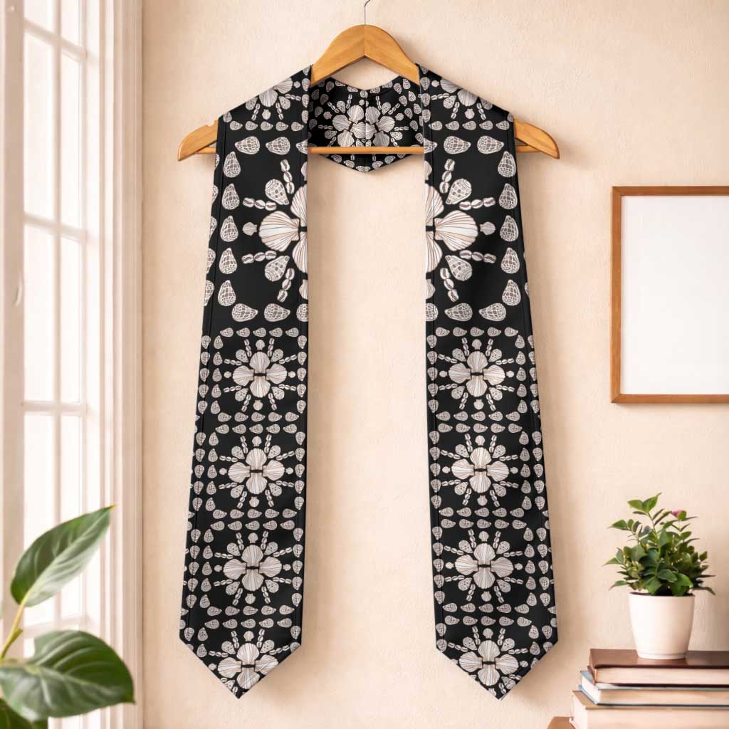 Aloha Hawaii Shell Quilt Graduation Stole Seamless Style - Polynesian Pride