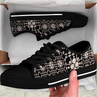 Aloha Hawaii Shell Quilt Low Top Shoes Seamless Style - Polynesian Pride