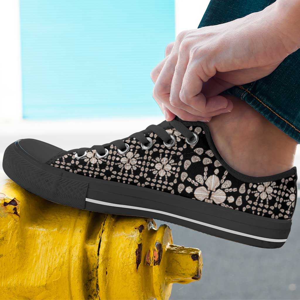 Aloha Hawaii Shell Quilt Low Top Shoes Seamless Style - Polynesian Pride