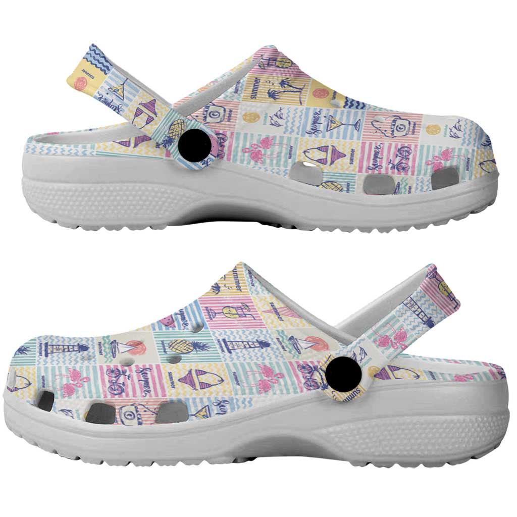 Aloha Summer Posters Grunge Textures Clogs Shoes LT01 - Polynesian Pride