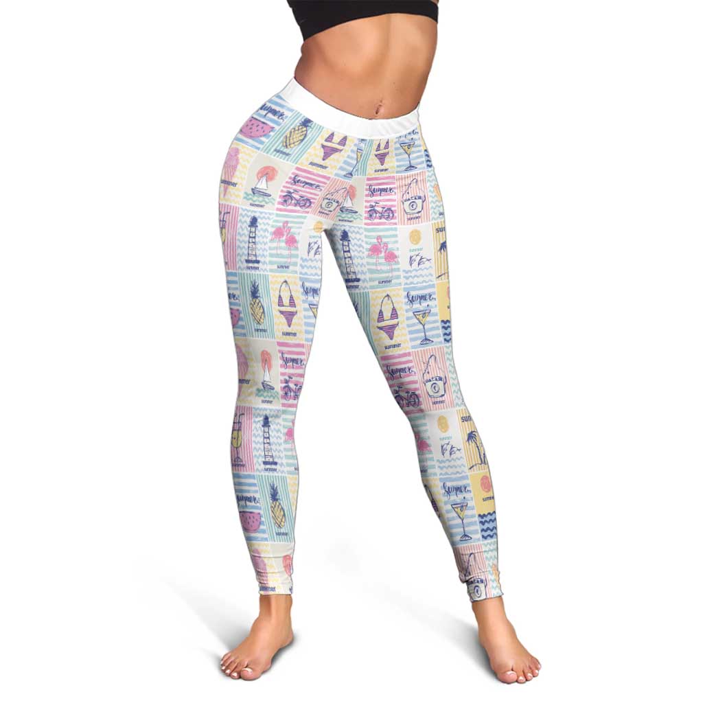 Aloha Summer Posters Grunge Textures Leggings LT01 - Polynesian Pride