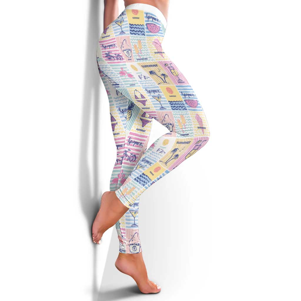 Aloha Summer Posters Grunge Textures Leggings LT01 - Polynesian Pride