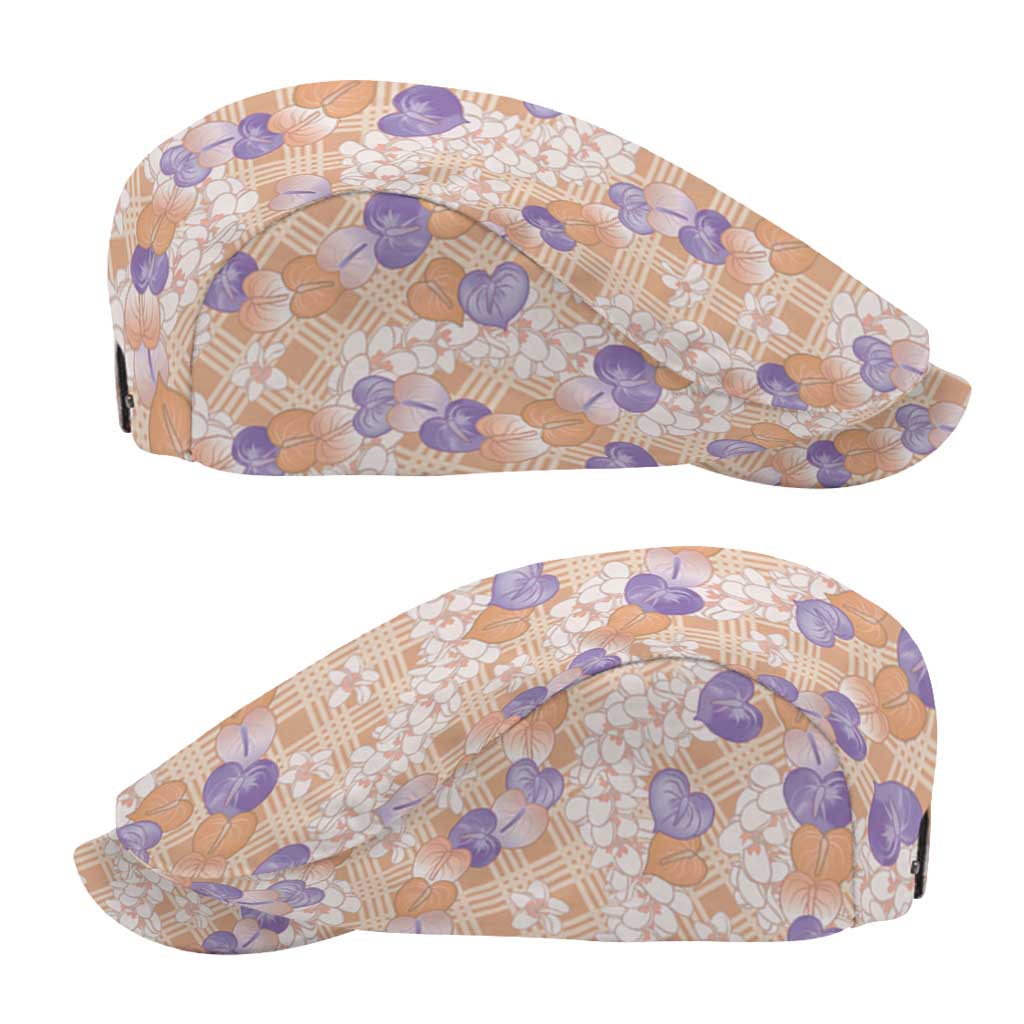 Anthurium Plumeria Lei Pastel Jeff Hat Orange Hawaiian Splendid Palaka