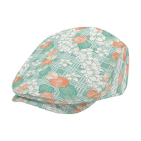 Anthurium Plumeria Lei Pastel Jeff Hat Teal Hawaiian Splendid Palaka
