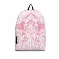 Aotearoa Kowhaiwhai Poutama Pink Motif Backpack