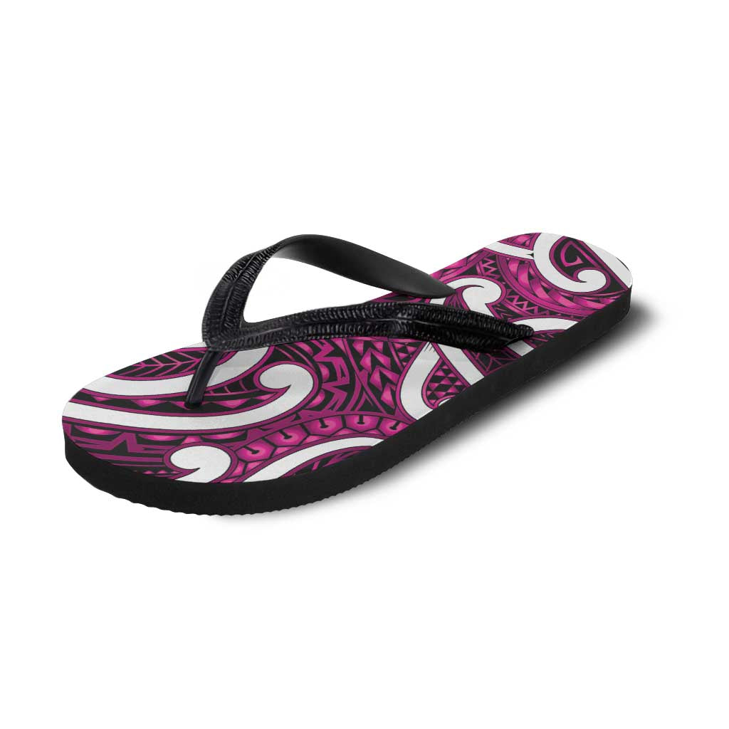 Aotearoa Maori Kowhaiwhai Flip Flops Mawhero Puhoro and Patiki