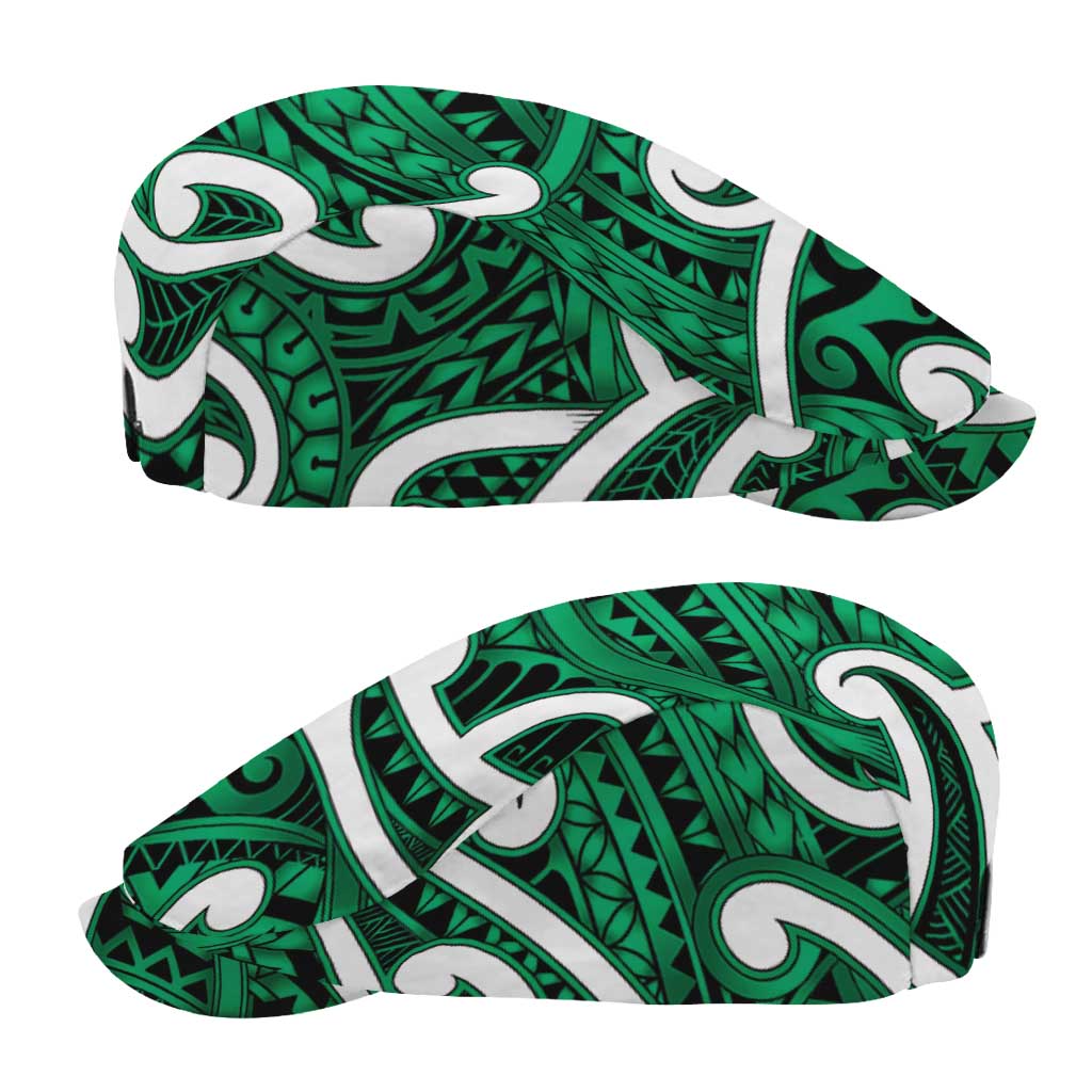 Aotearoa Maori Kowhaiwhai Jeff Hat Kakariki Puhoro and Patiki