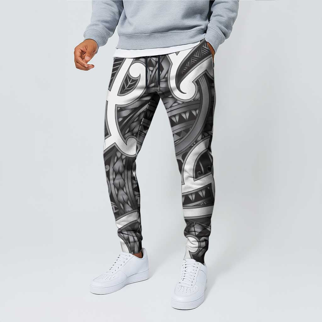 Aotearoa Maori Kowhaiwhai Jogger Pants Kiwikiwi Puhoro and Patiki