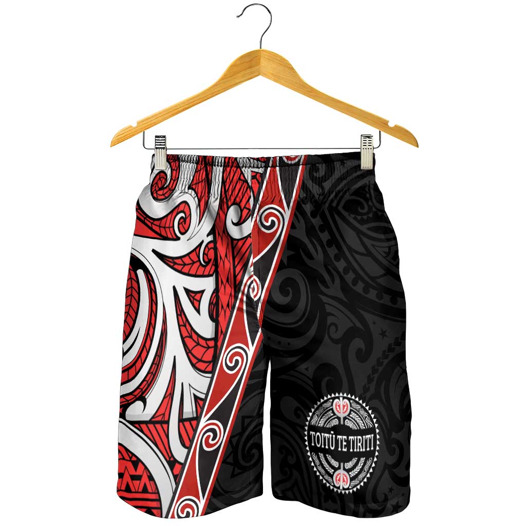 Aotearoa Toitu Te Tiriti Shorts for Men Honour The Treaty New Zealand LT01 - Polynesian Pride