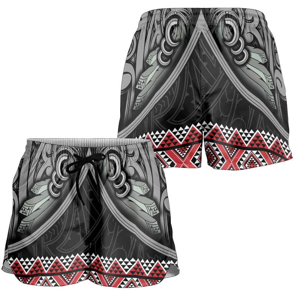 Aotearoa Toitu Te Tiriti Waitangi Shorts for Women Proud To Be Maori LT01 - Polynesian Pride