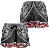 Aotearoa Toitu Te Tiriti Waitangi Shorts for Women Proud To Be Maori LT01 - Polynesian Pride