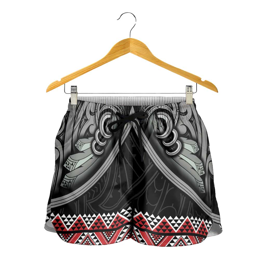 Aotearoa Toitu Te Tiriti Waitangi Shorts for Women Proud To Be Maori LT01 - Polynesian Pride