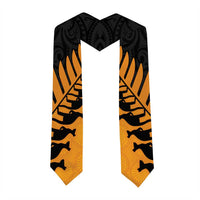 Australia New Zealand Rugby Graduation Stole Gold Aboriginal Wallabies and Maori Black Fern LT9 - Polynesian Pride