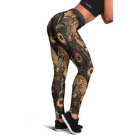 Batik Pedalaman Semen Lereng Style Leggings Indonesian Traditional Pattern