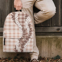 Beige Hawaii Palaka Backpack Hawaiian Honohono Lei LT05 - Polynesian Pride